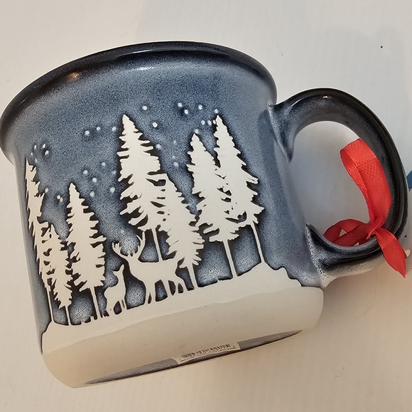 Global Design Forest Deer Holiday Coffee Mug Cup - Picture 8 of 15